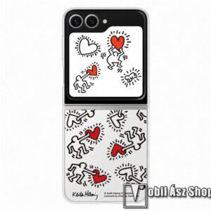 SAMSUNG műanyag védőtok / hátlap - FEHÉR - cserélhető FlipSuit kártya - SAMSUNG Galaxy Z Flip6 (SM-F741) - EF-ZF741CWEGWW - GYÁRI