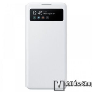 SAMSUNG notesz / flip tok - FEHÉR - aktív flip
