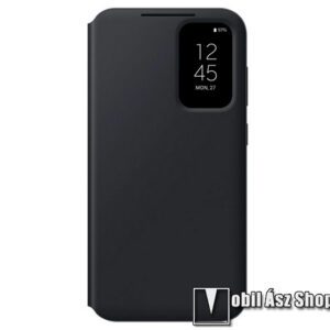 SAMSUNG notesz / flip tok - FEKETE - aktív flip