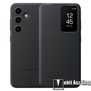 SAMSUNG notesz / flip tok - FEKETE - aktív flip