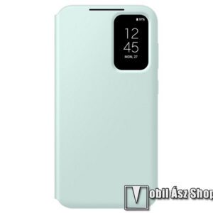 SAMSUNG notesz / flip tok - MENTAZÖLD - aktív flip