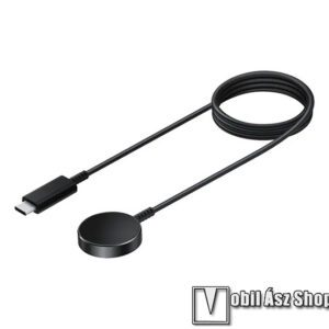 SAMSUNG okosóra USB töltő - FEKETE - mágneses