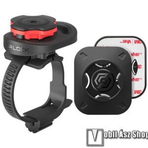 SPIGEN GEARLOCK MS100 UNIVERZÁLIS motoros / kerékpáros tartó konzol mobiltelefon készülékekhez - kormányra rögzíthető