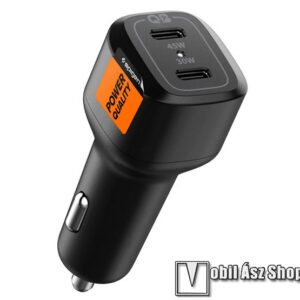 SPIGEN PC2200 ARCSTATION autós töltő 2x Type-C aljzattal - 45W + 30W