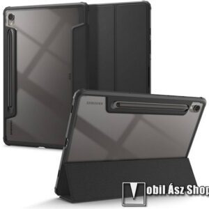 SPIGEN ULTRA HYBRID PRO notesz / mappa tok - FEKETE - oldalra nyíló flip cover