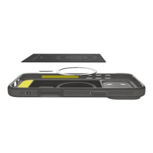 SPIGEN tok RUGGED ARMOR MAG kompatibilis a MagSafe készülékkel az IPHONE 17 Pro szürke számára