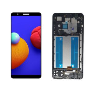 Samsung Galaxy A01 Core LCD + érintőpanel kerettel
