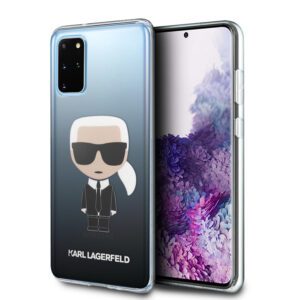 Samsung S20 Plus KARL LAGERFELD KLHCS67TRDFKBK TPU Hátlap - Fekete