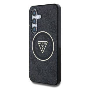 Samsung S25 Plus GUESS GUHMS25MHG4PRTGK MagSafe Hátlap - Fekete
