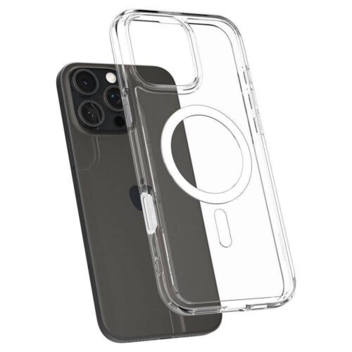 Spigen Ultra Hybrid "T" Mag MagSafe-kompatibilis tok iPhone 16 Pro Max - átlátszó