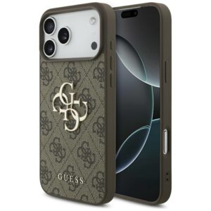 Tojás Guess 4G Big Logo iPhone 17 Pro Max barna színű tokhoz