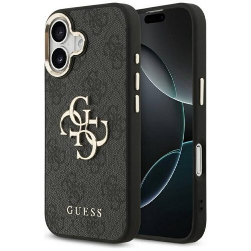 Tojás Guess 4G Big Logo iPhone 17-re fekete