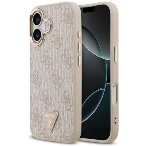Tojás Guess 4G háromszög logó MagSafe iPhone 17 rózsaszín arany