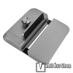 UNIVERZÁLIS asztali telefon / tablet PC tartó alumínium állvány - állítható bölcső