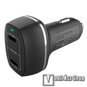 UNIVERZÁLIS szivargyújtós töltő / autós töltő - 60W(max)