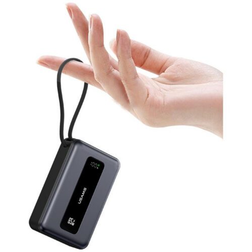 USAMS CD243 XH Series powerbank 20000mAh 65W - szürke - Image 2