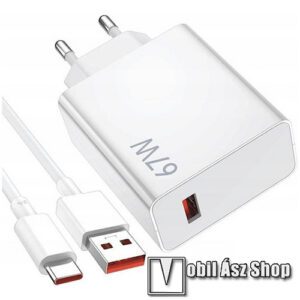 Xiaomi hálózati töltő - FEHÉR - 1x USB aljzattal