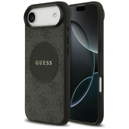 tok Guess 4G Circle Classic Logo MagSafe tok iPhone Air készülékhez fekete