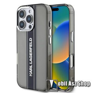 Apple iPhone 16 Pro Max KARL LAGERFELD IML Stripe Logo Telefontok