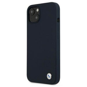BMW BMHCP13SSILNA Signature szilikon keménytok iPhone 13 mini - kék
