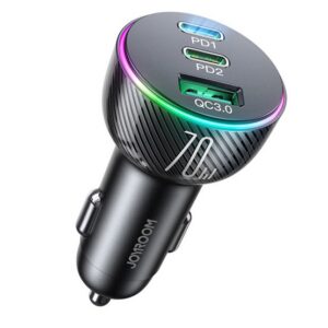 JOYROOM autós töltő 2 USB aljzat / Type-C aljzat (5V / 3A