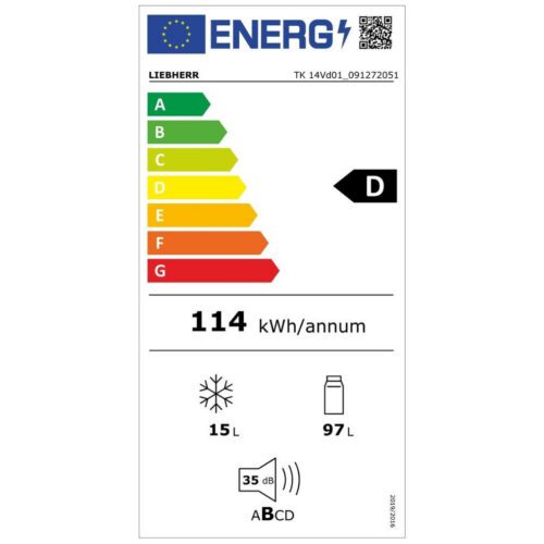 Hűtő: 97L