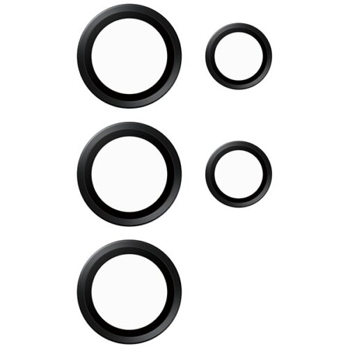 PanzerGlass Hoops Camera kamera lencse védő üvegfólia fekete szegéllyel Samsung Galaxy S24 Ultra - Image 2