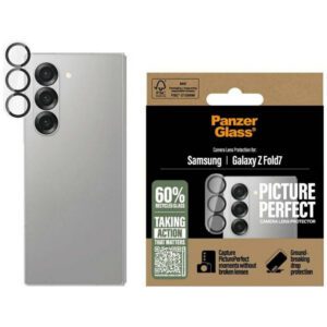 PanzerGlass PicturePerfect kamera lencse védő edzett üveg fekete szegéllyel Samsung Galaxy Z Fold7