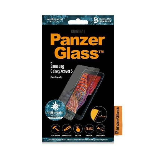 PanzerGlass Pro E2E Regular Samsung Galaxy Xcover 5 G525 antibakteriális tokbarát fekete képernyővédő fólia - Image 2