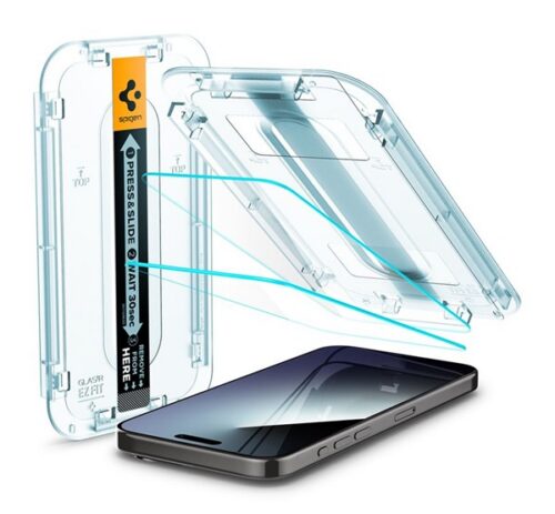 SPIGEN EZ FIT HD képernyővédő üveg 2db (2.5D