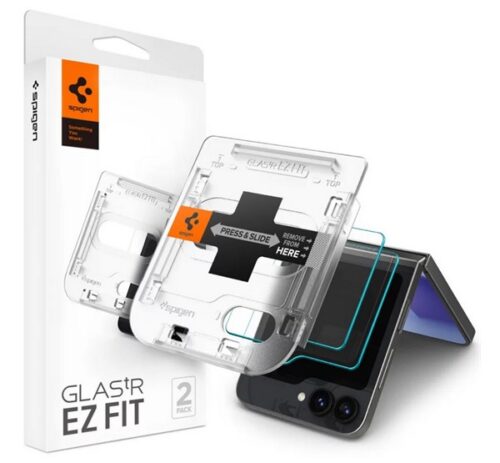 SPIGEN EZ FIT képernyővédő üveg 2db (2.5D