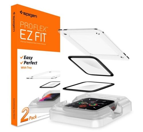 SPIGEN EZ FIT kijelzővédő üveg 2db (2.5D lekerekített szél
