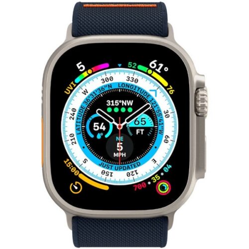 Spigen Fit Lite csereszíj Apple Watch 1/2/3/4/5/6/7/8/9/SE/SE2/Ultra/Ultra2 (42/44/45/49mm) - tengerészkék - Image 2
