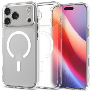 Spigen Ultra Hybrid Mag Mag MagSafe tok iPhone 17 Pro Frost White készülékhez