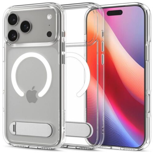 Spigen Ultra Hybrid "S" Mag Mag MagSafe tok iPhone 17 Pro fehér színhez