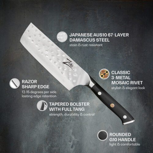 6" nakiri szakácskés