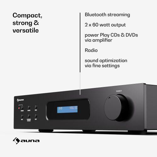 DAB+ BT HiFi erősítő