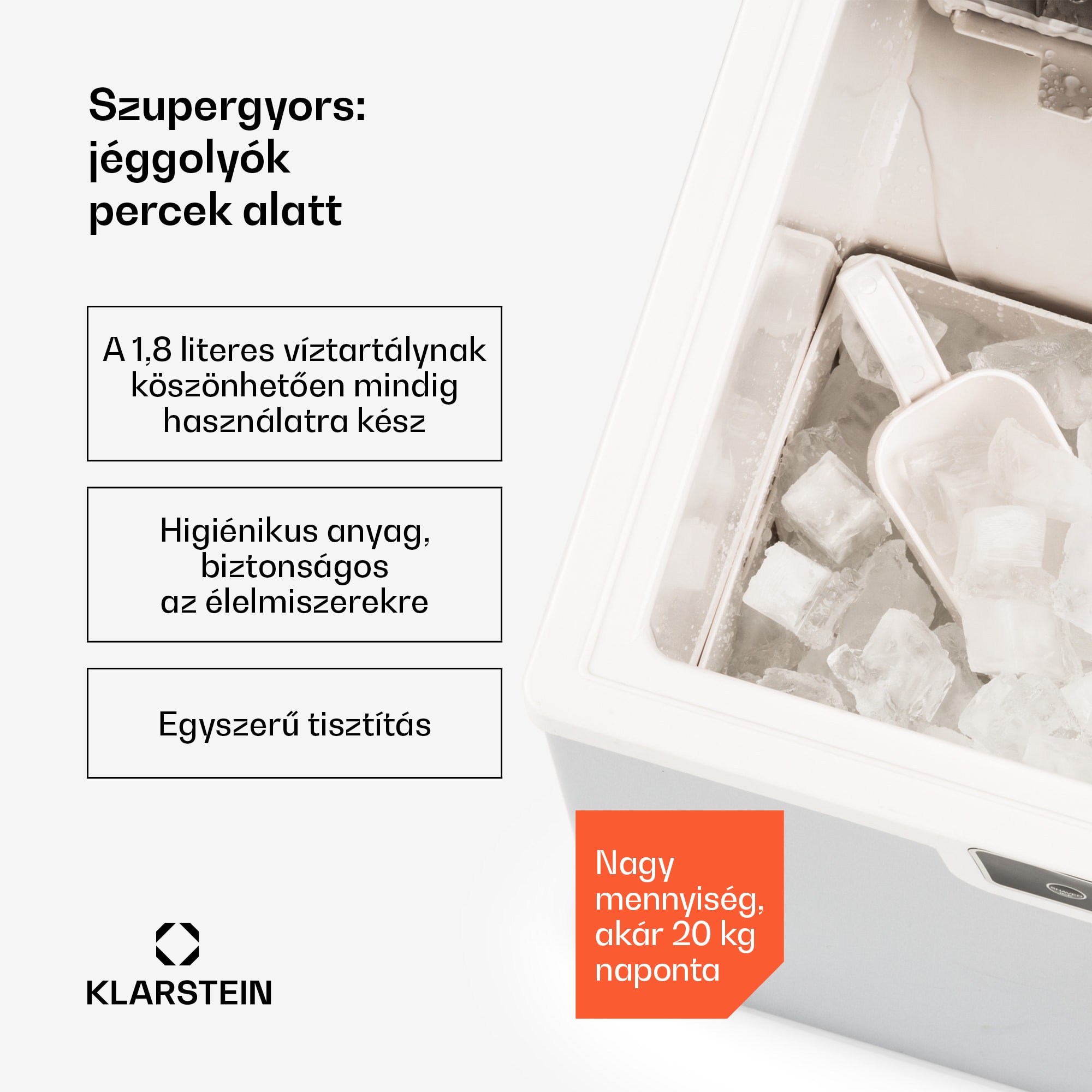 jégkocka készítő