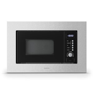 Klarstein Verosteel beépített mikrohullámú sütő grillel | 800 W grill | 700 W mikrohullámú sütő | 60 cm