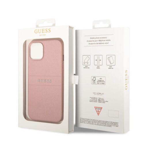 Apple iPhone 14 Plus GUESS GUHCP14MPSASBPI Hátlap - Rózsaszín - Image 2