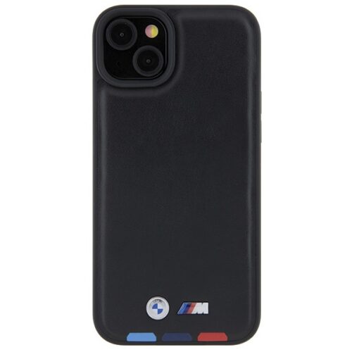 7" fekete bőr bélyegző Tricolor tok