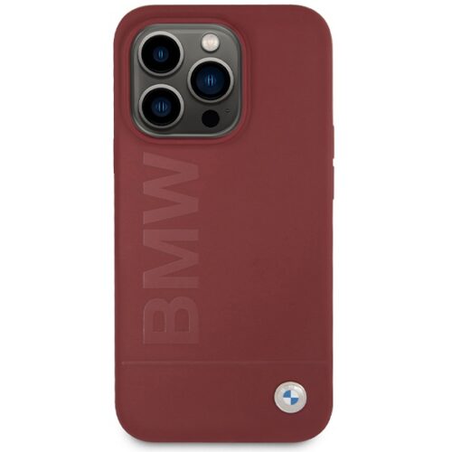 BMW BMHMP15LSLBLBLRE iPhone 15 Pro 6.1" piros keménytok szilikon Big Logo MagSafe nagy logóval - Image 2