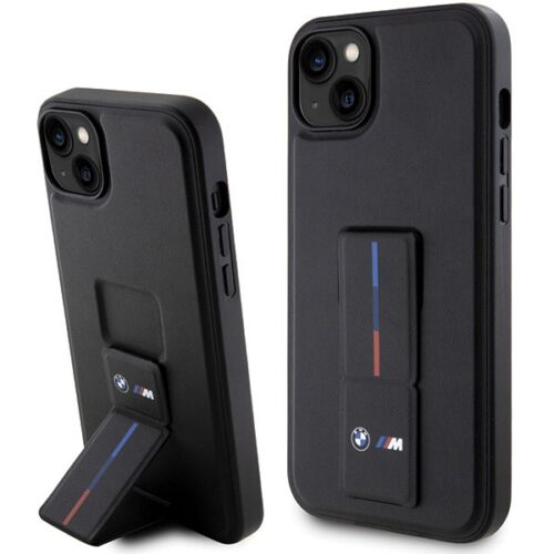 Etui BMW BMHCP14M22GSLK iPhone 14 Plus 6.7" fekete keménytok Grip Hot Stamp