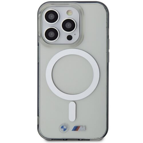 Etui BMW BMHMP14LHCRS iPhone 14 Pro 6.1" átlátszó keménytok ezüst gyűrű MagSafe - Image 2