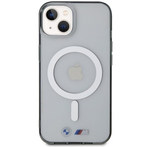 Etui BMW BMHMP14MHCRS iPhone 14 Plus 6.7" átlátszó keménytok Ezüst gyűrű MagSafe - Image 2