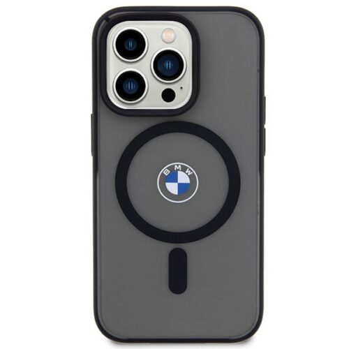 Etui BMW BMHMP14XDSLK iPhone 14 Pro Max 6.7" fekete keménytok Aláírás MagSafe aláírás - Image 2
