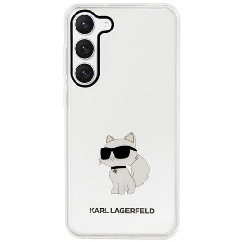 Karl Lagerfeld KLHCS23SHNCHTCT Samsung Galaxy S23 S911 átlátszó keménytok ikonikus Choupette - Image 2
