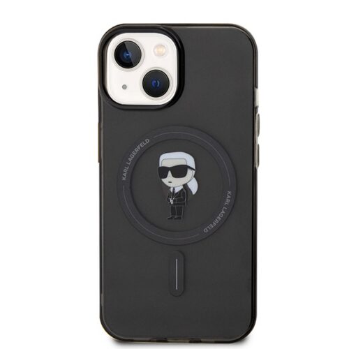 Karl Lagerfeld KLHMP14SHFCKNOK iPhone 14 6.1" fekete / fekete keménytok IML Ikonik MagSafe - Image 2