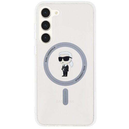 Karl Lagerfeld KLHMS23MHFCKNOT Samsung Galaxy S23+ átlátszó keménytok IML ikonikus MagSafe - Image 2