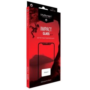 MS ImpactGLASS Edge 3D Samsung Galaxy N970 Note 10 fekete Sokkolásgátló teljes képernyős hibrid üveg 6H fólia